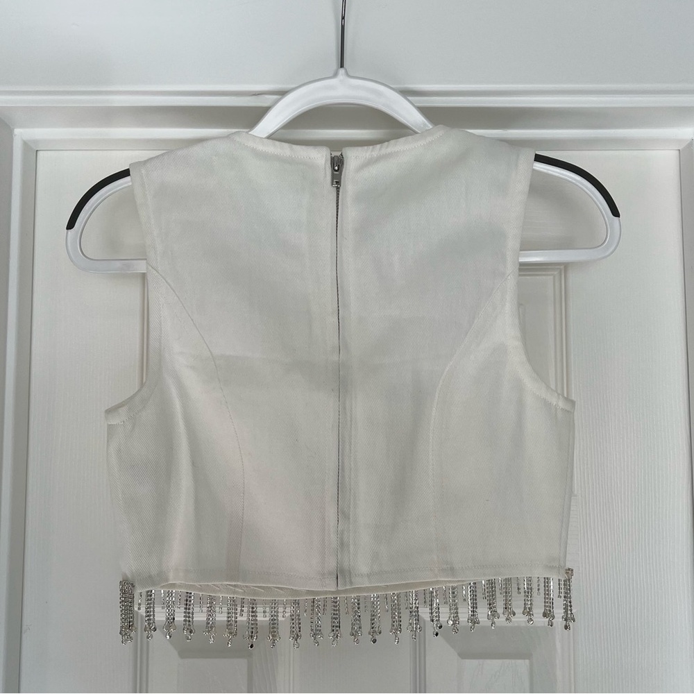 Altar'd State Rhinestone Fringe Top - Picture 2 of 4